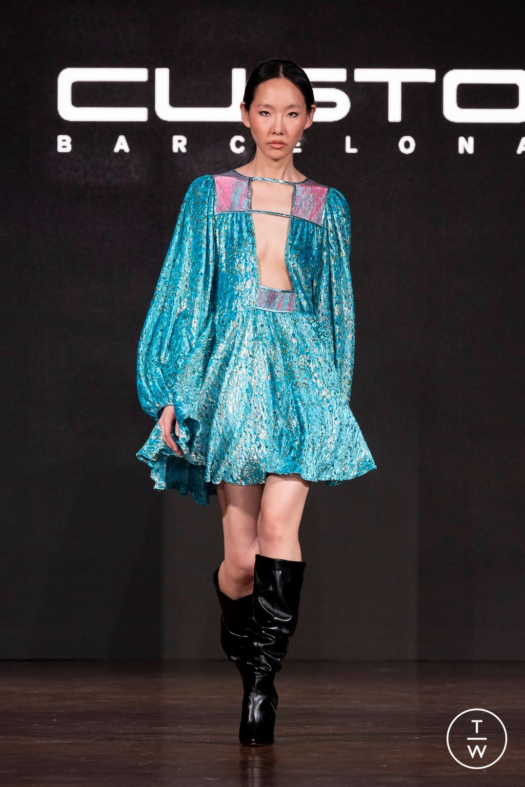 Fashion Week Milan Fall/Winter 2024 look 8 from the Custo Barcelona collection womenswear