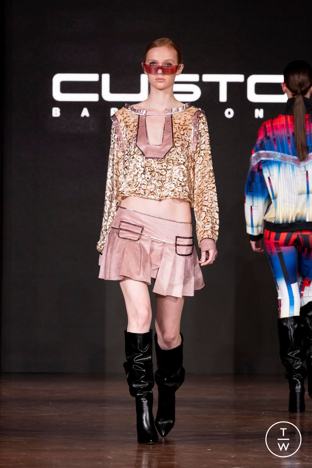 Fashion Week Milan Fall/Winter 2024 look 14 from the Custo Barcelona collection 女装