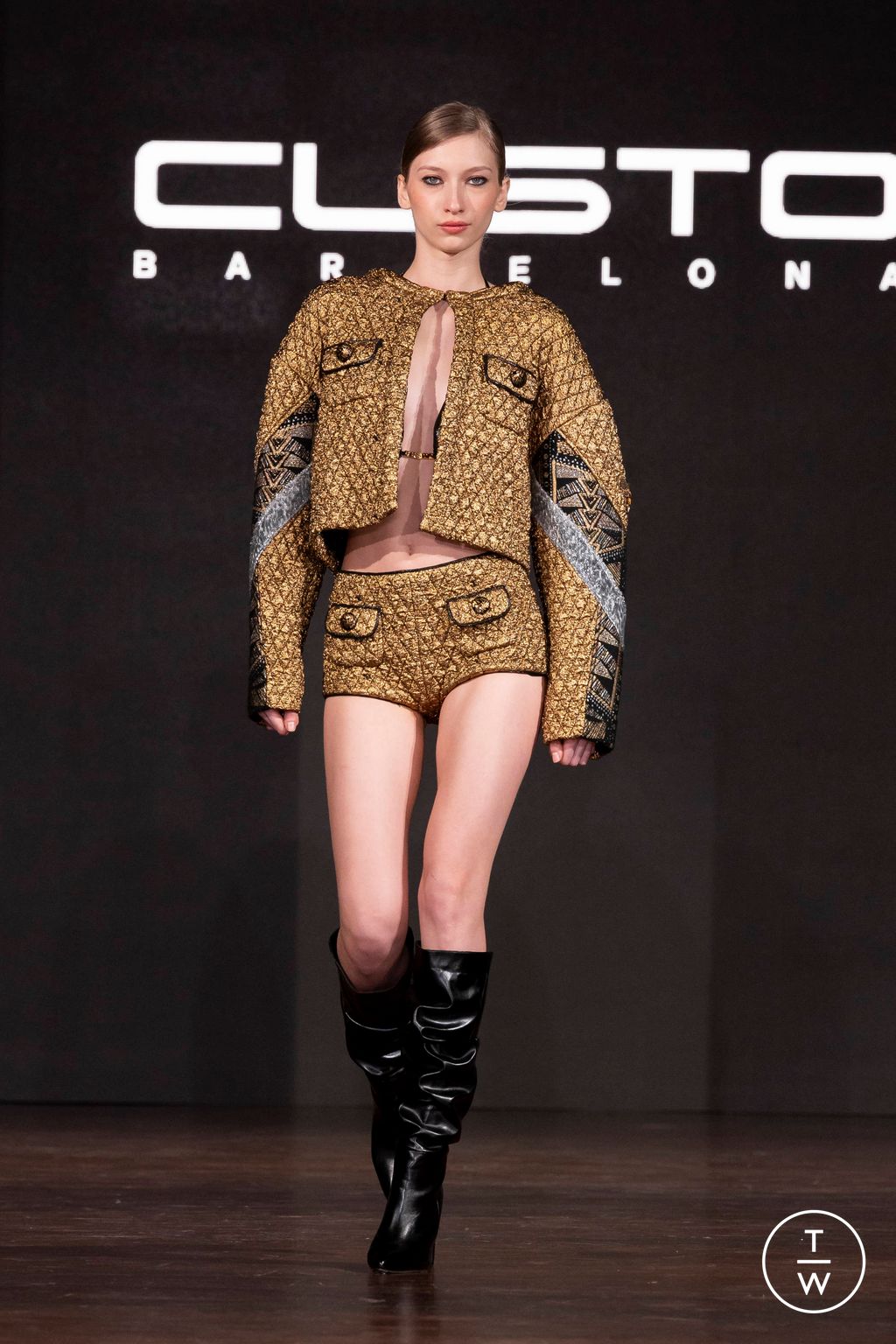Fashion Week Milan Fall/Winter 2024 look 20 from the Custo Barcelona collection womenswear
