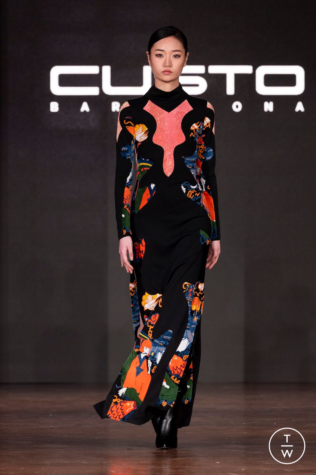 Fashion Week Milan Fall/Winter 2024 look 23 from the Custo Barcelona collection womenswear