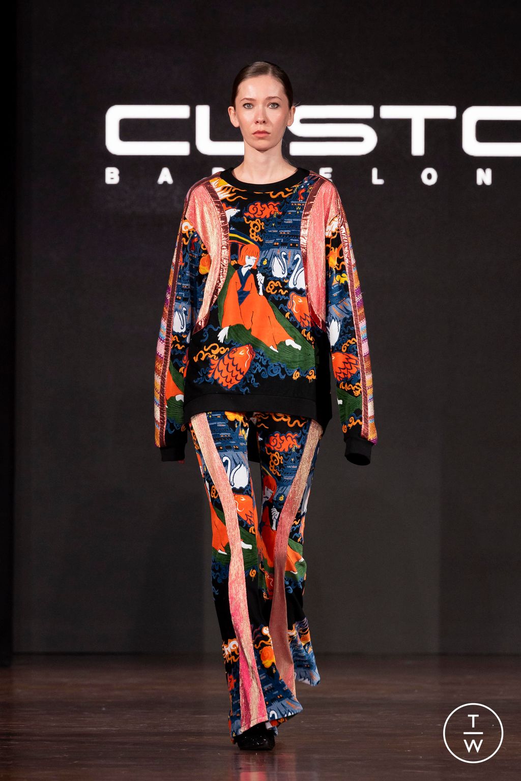 Fashion Week Milan Fall/Winter 2024 look 24 de la collection Custo Barcelona womenswear