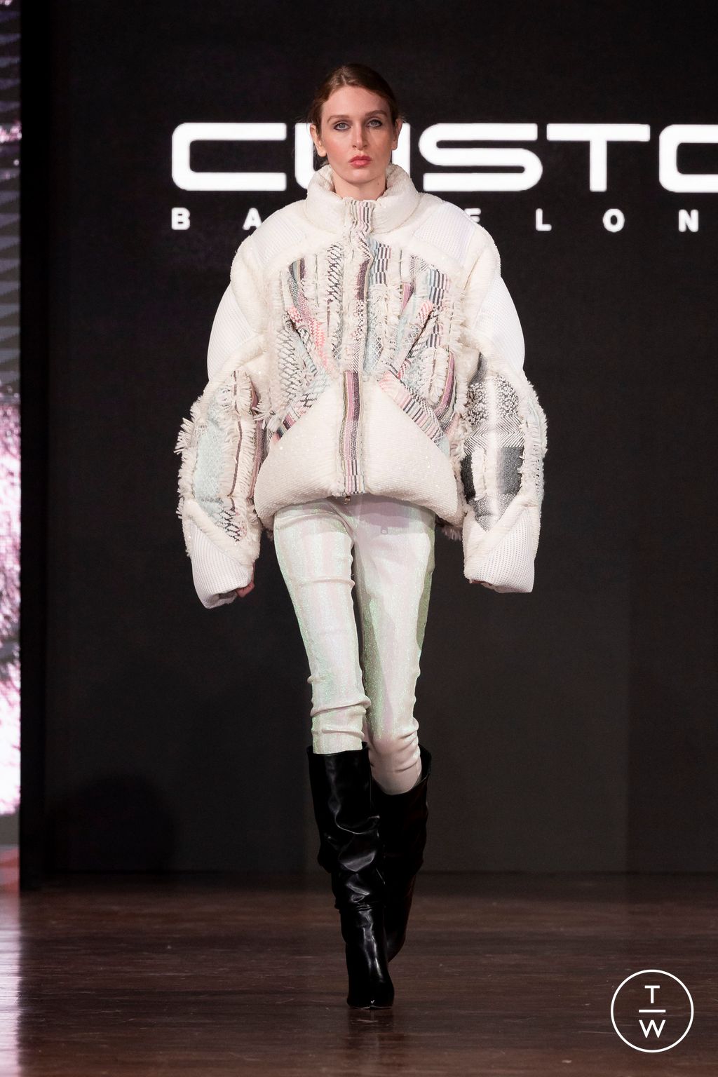 Fashion Week Milan Fall/Winter 2024 look 42 from the Custo Barcelona collection womenswear