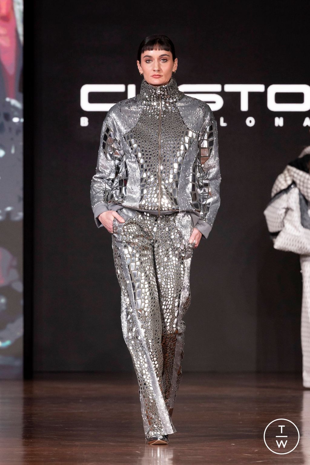 Fashion Week Milan Fall/Winter 2024 look 46 from the Custo Barcelona collection 女装