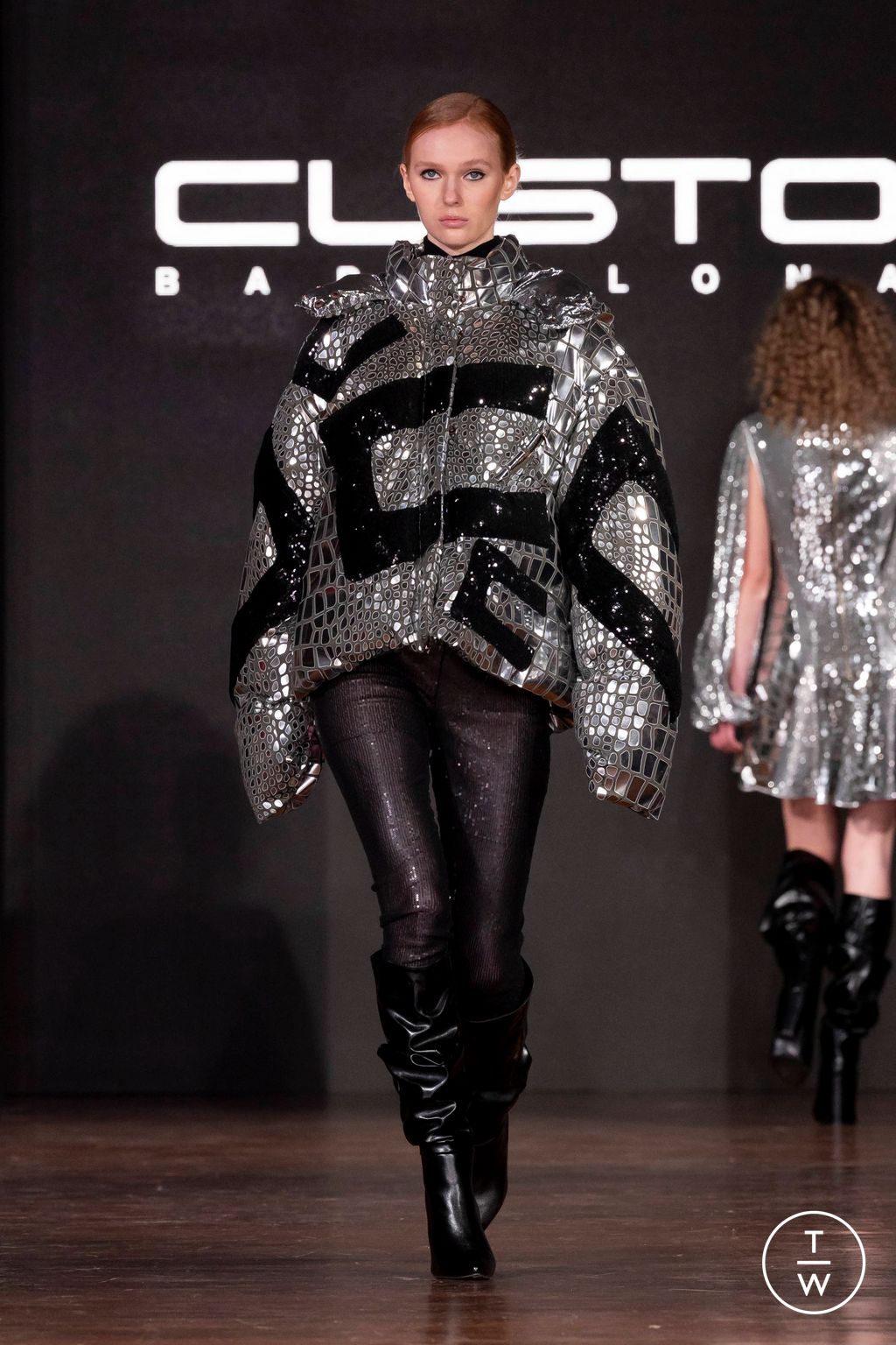 Fashion Week Milan Fall/Winter 2024 look 47 from the Custo Barcelona collection womenswear