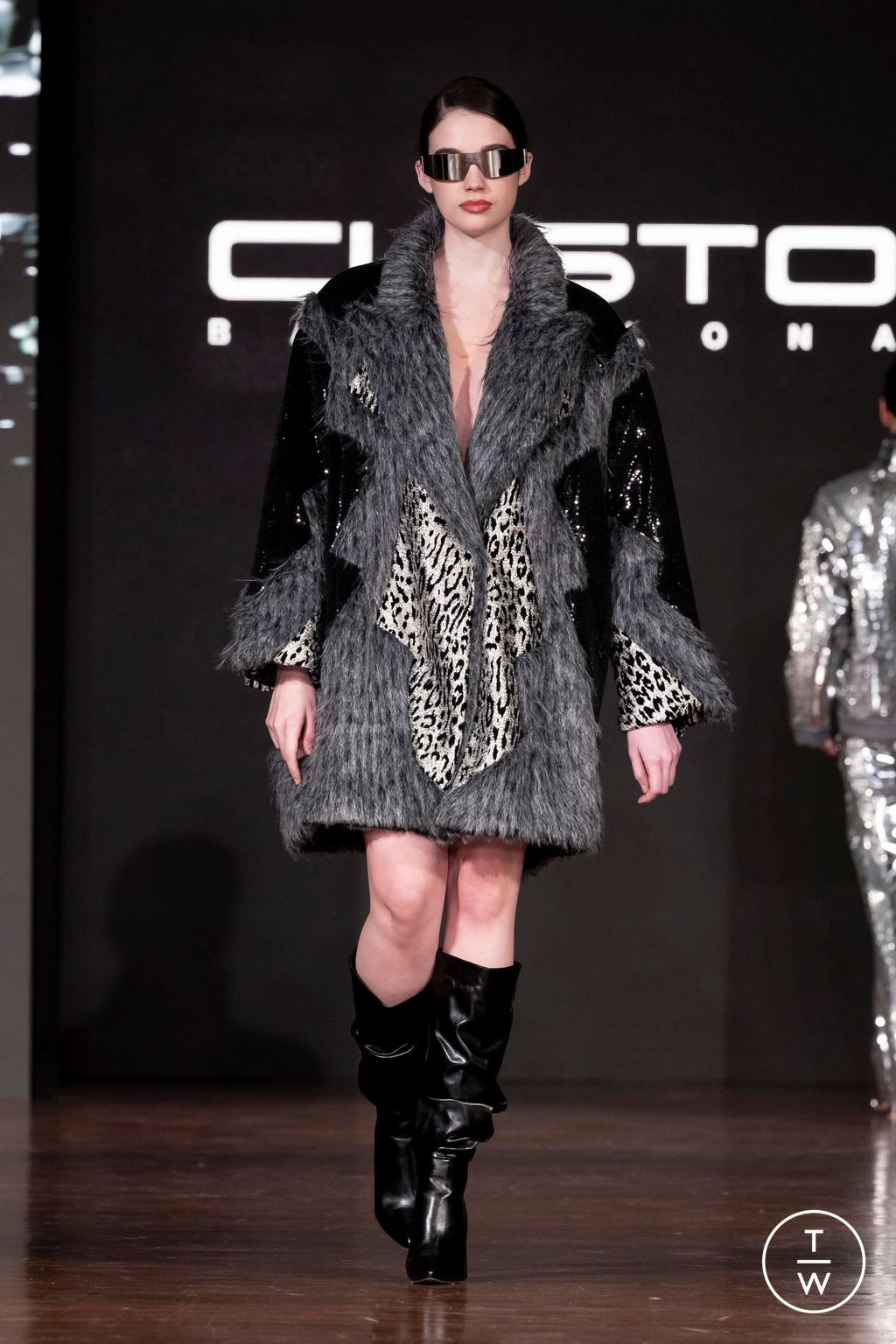 Fashion Week Milan Fall/Winter 2024 look 48 from the Custo Barcelona collection 女装