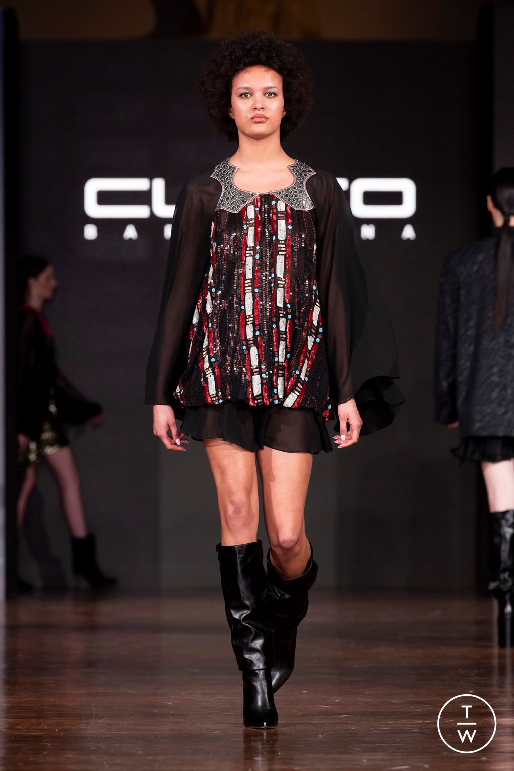 Fashion Week Milan Fall/Winter 2024 look 52 from the Custo Barcelona collection 女装