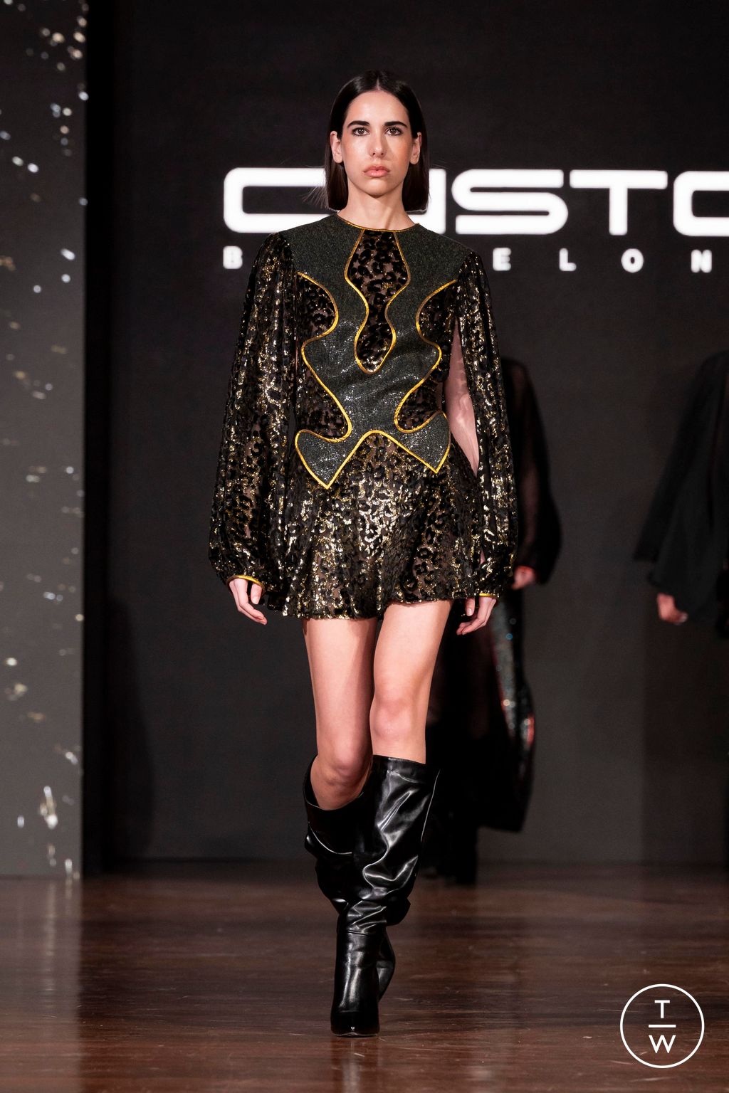 Fashion Week Milan Fall/Winter 2024 look 54 from the Custo Barcelona collection womenswear
