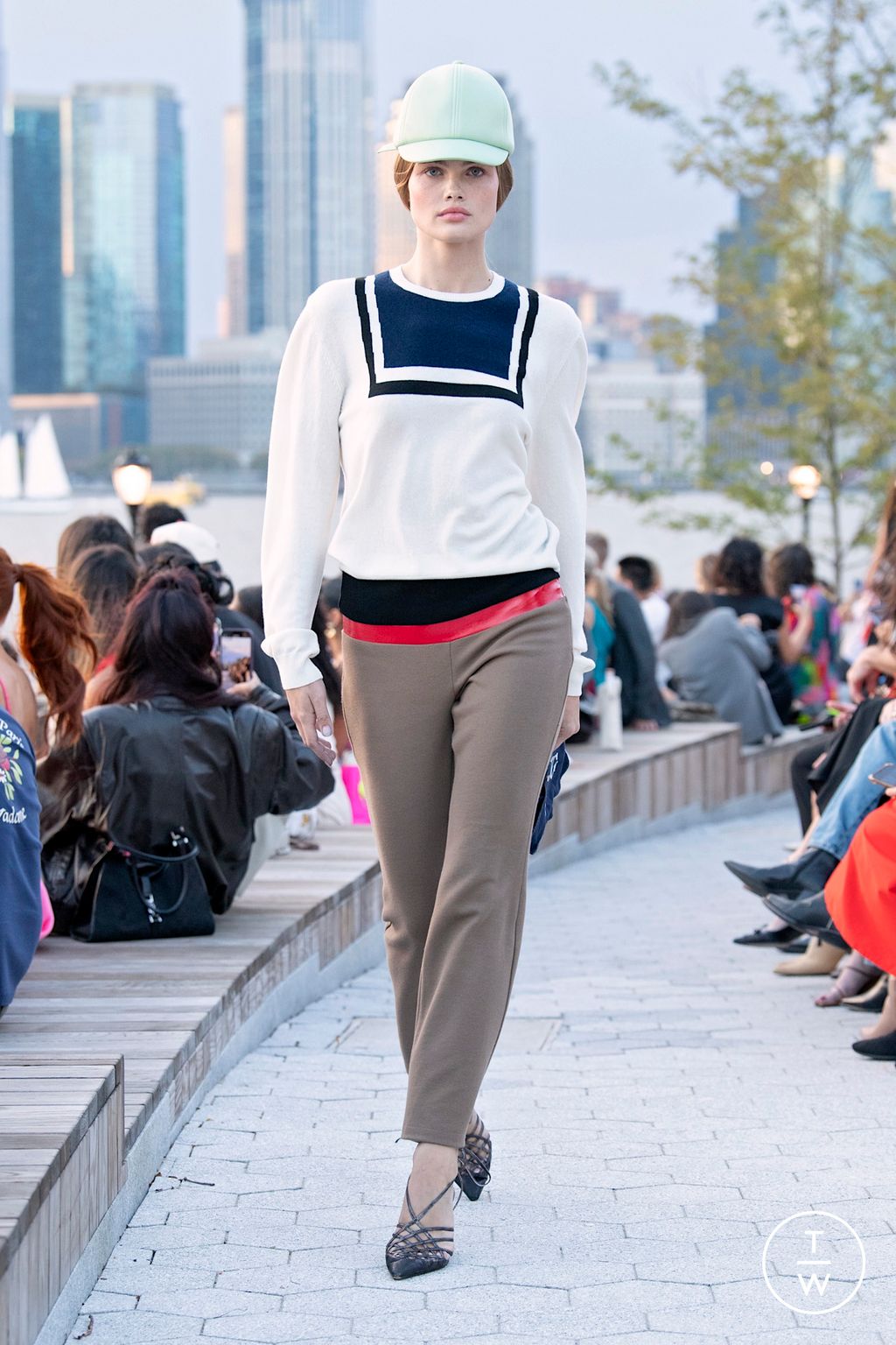 Fashion Week New York Spring/Summer 2026 look 10 from the Cynthia Rowley collection womenswear