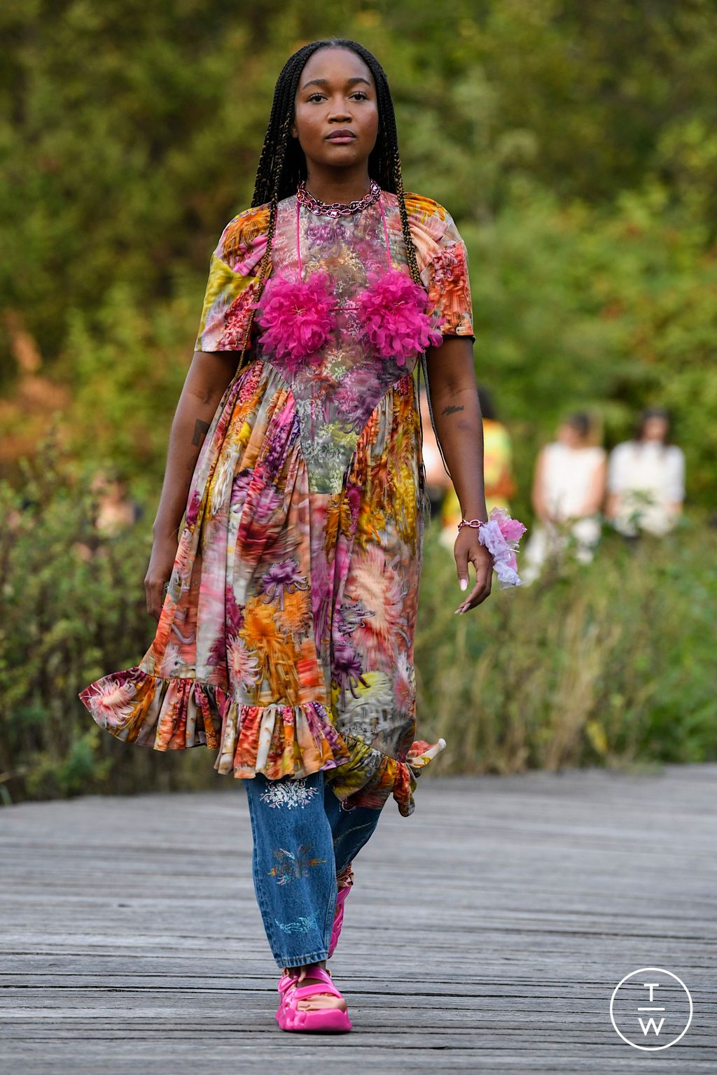 Fashion Week New York Spring/Summer 2023 look 21 de la collection Collina Strada womenswear