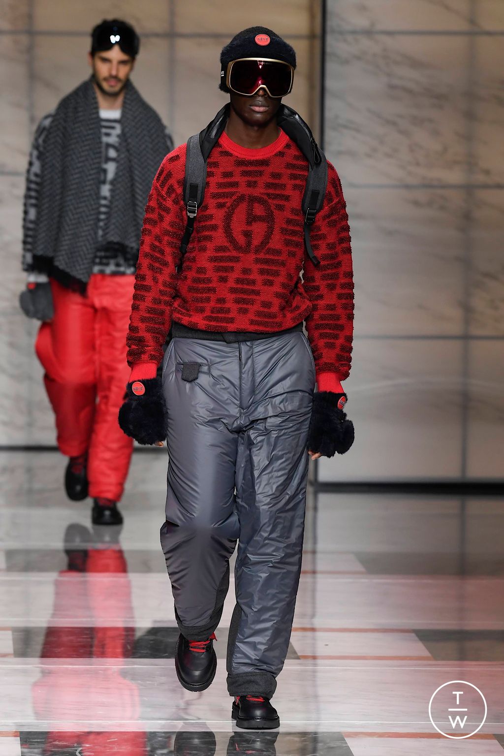 Fashion Week Milan Fall/Winter 2023 look 64 from the Giorgio Armani collection menswear