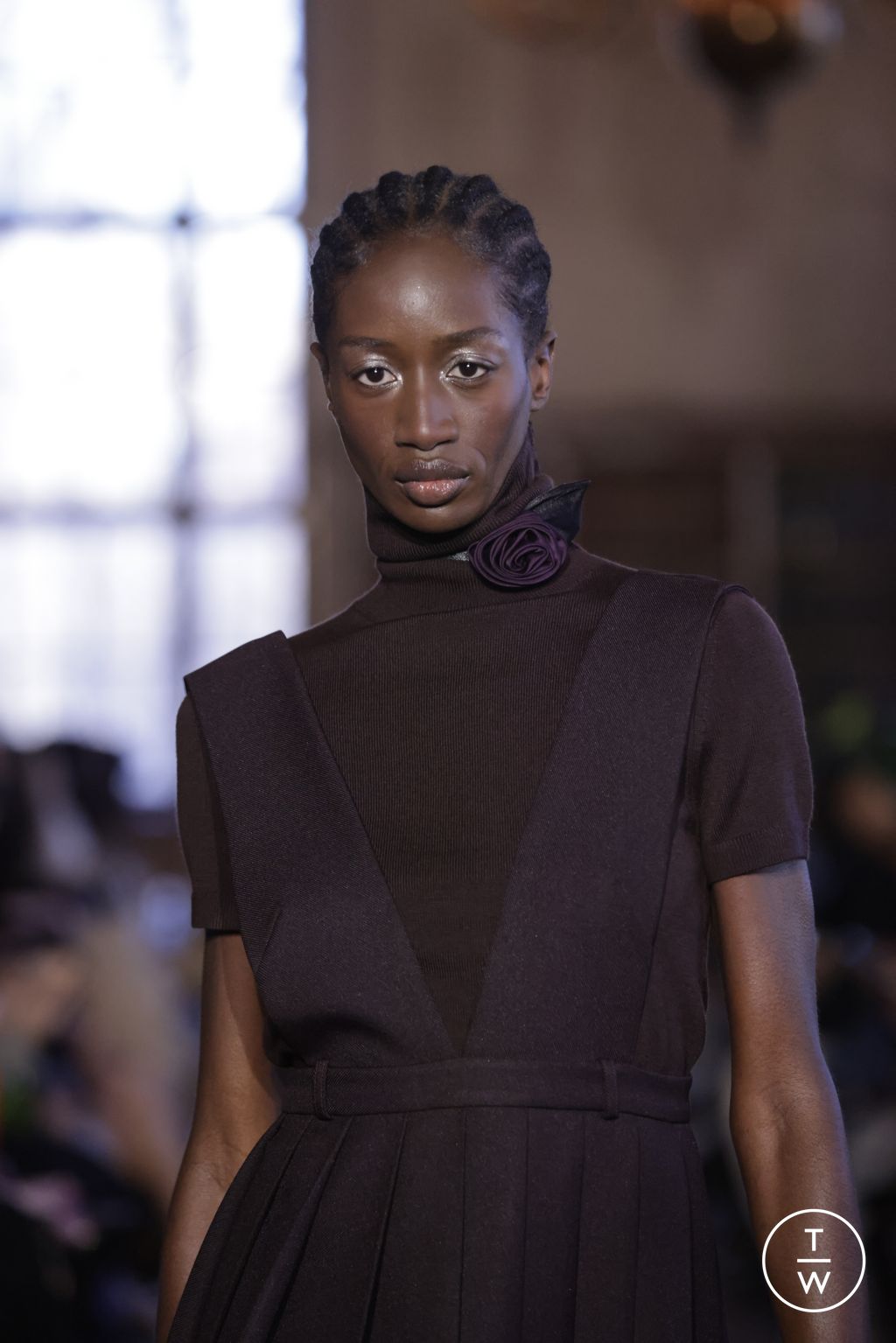Fashion Week New York Fall/Winter 2023 look 13 from the Sandy Liang collection womenswear accessories
