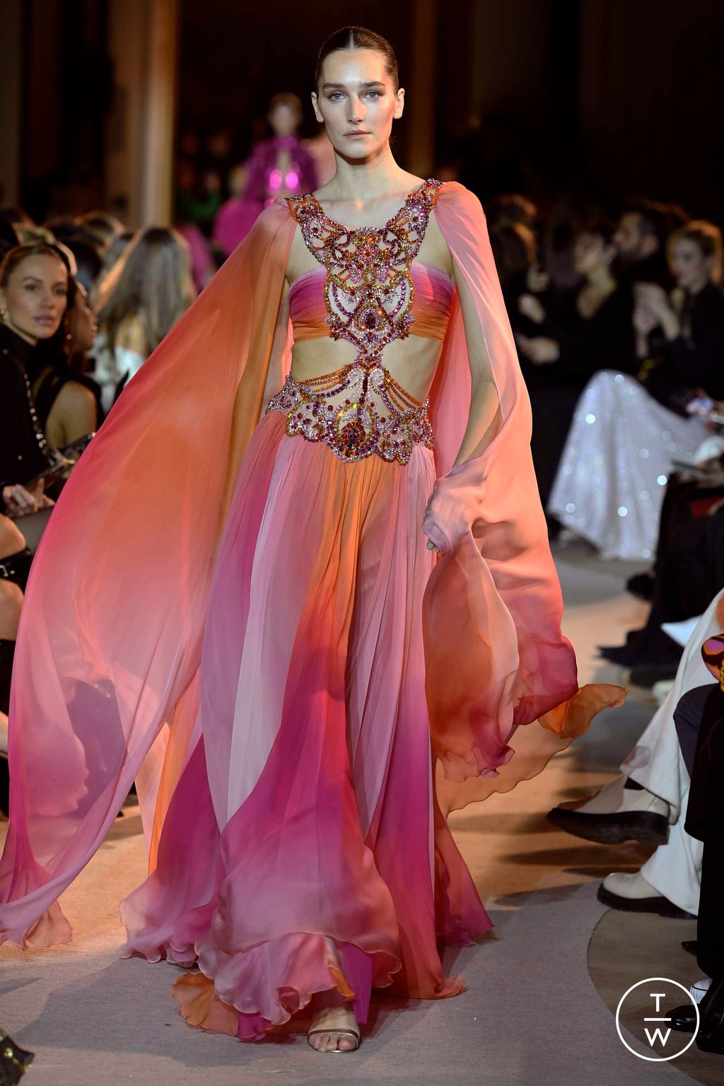 Fashion Week Paris Spring/Summer 2023 look 32 from the Zuhair Murad collection couture