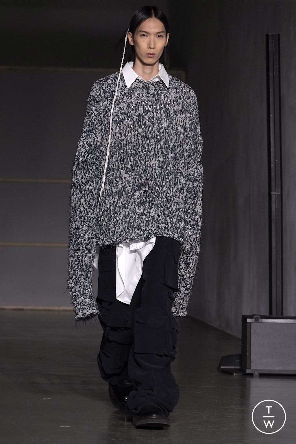 Fashion Week Milan Fall/Winter 2023 look 38 from the Federico Cina collection menswear