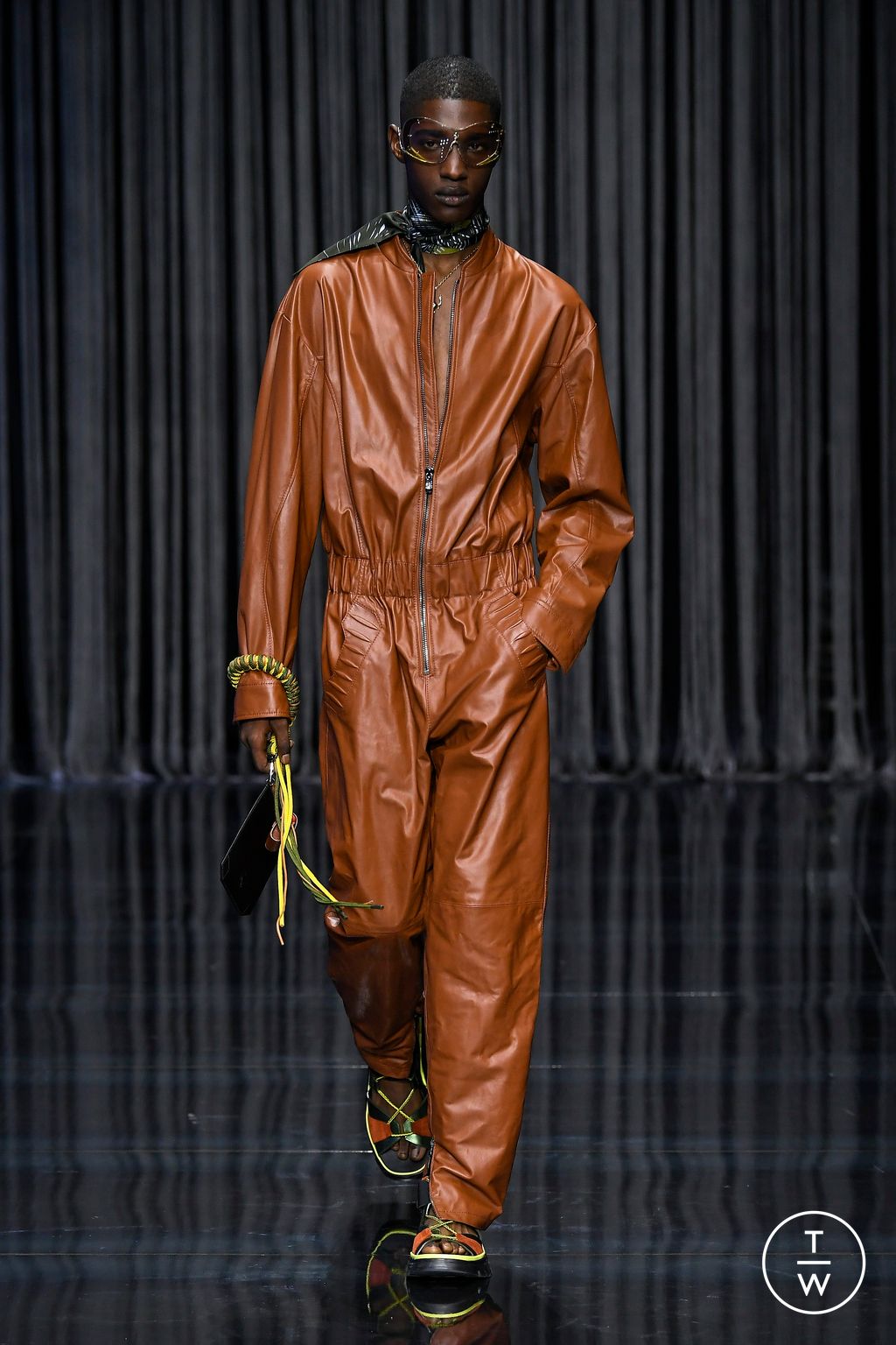 Fashion Week Milan Spring/Summer 2023 look 18 from the Ferrari collection womenswear