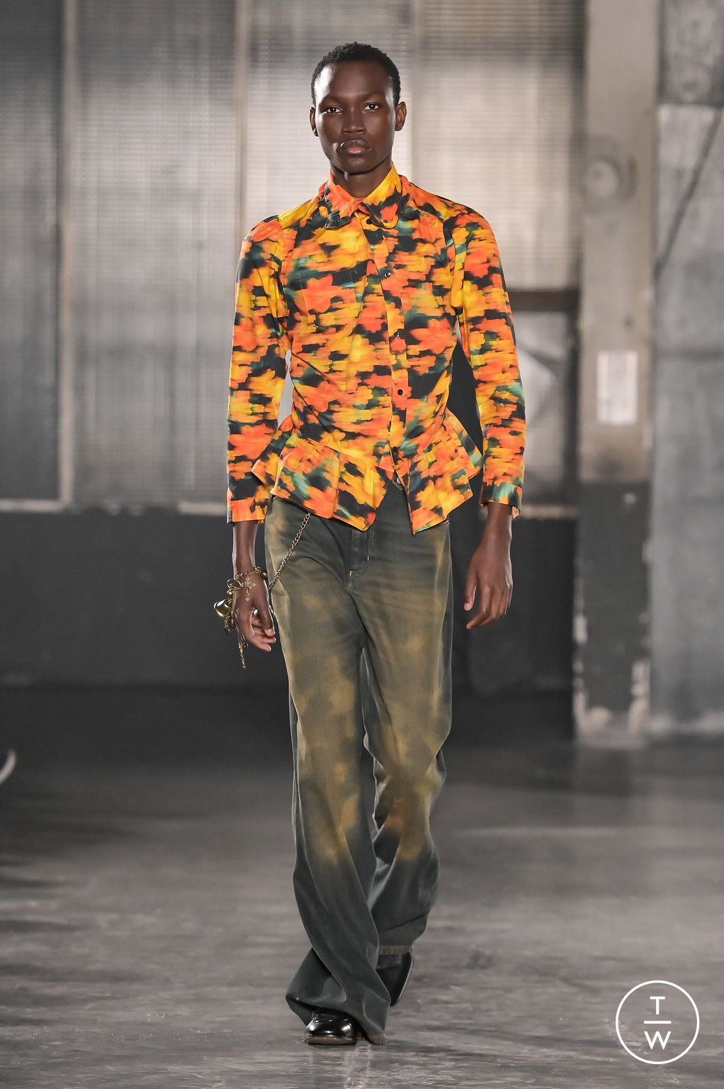 Fashion Week Paris Fall/Winter 2023 look 7 from the EGONlab collection menswear