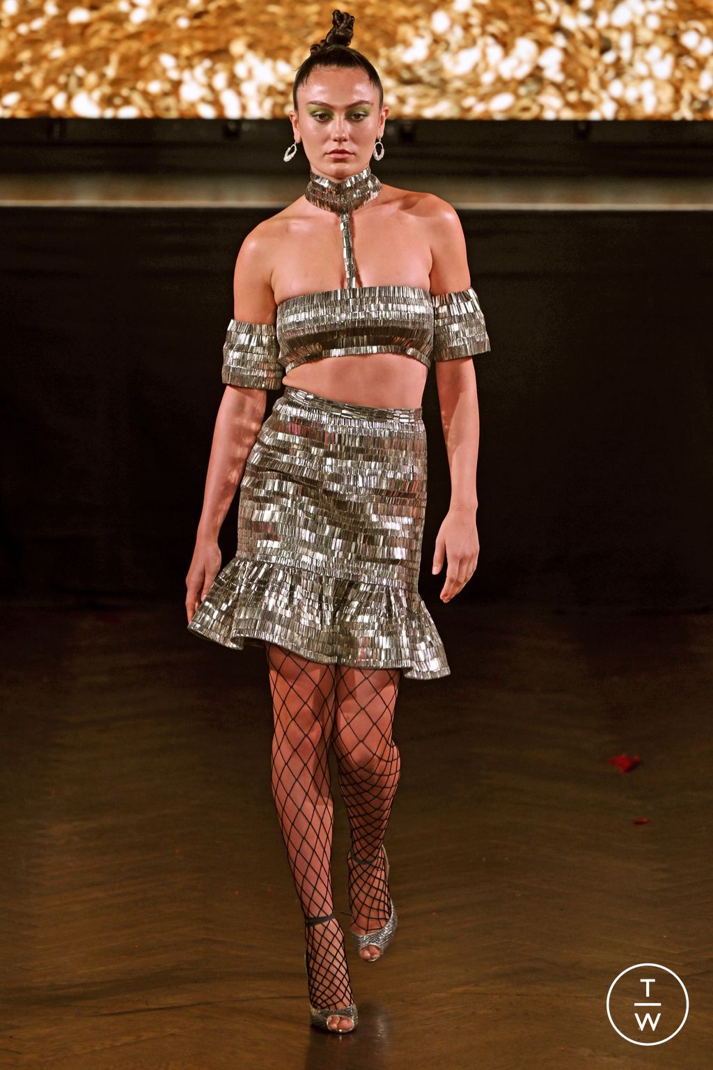 Fashion Week New York Spring/Summer 2023 look 45 from the Naeem Khan collection womenswear