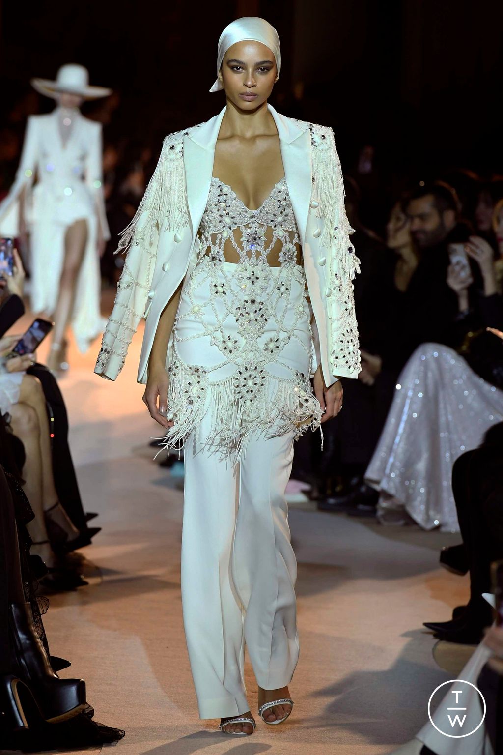 Fashion Week Paris Spring/Summer 2023 look 2 from the Zuhair Murad collection couture