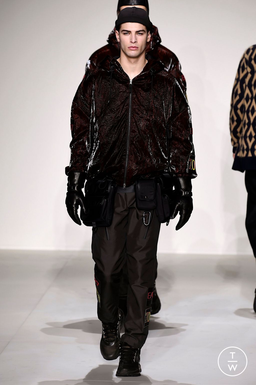 Fashion Week Milan Fall/Winter 2023 look 46 from the Emporio Armani collection 男装