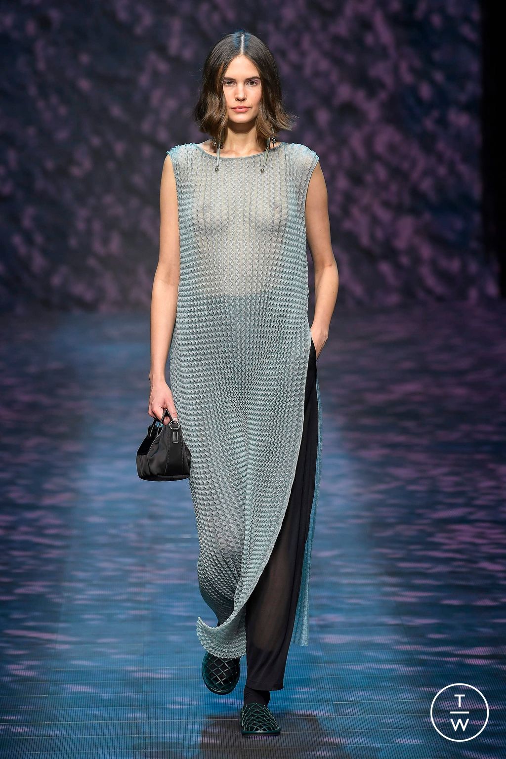 Fashion Week Milan Spring/Summer 2023 look 47 from the Emporio Armani collection womenswear