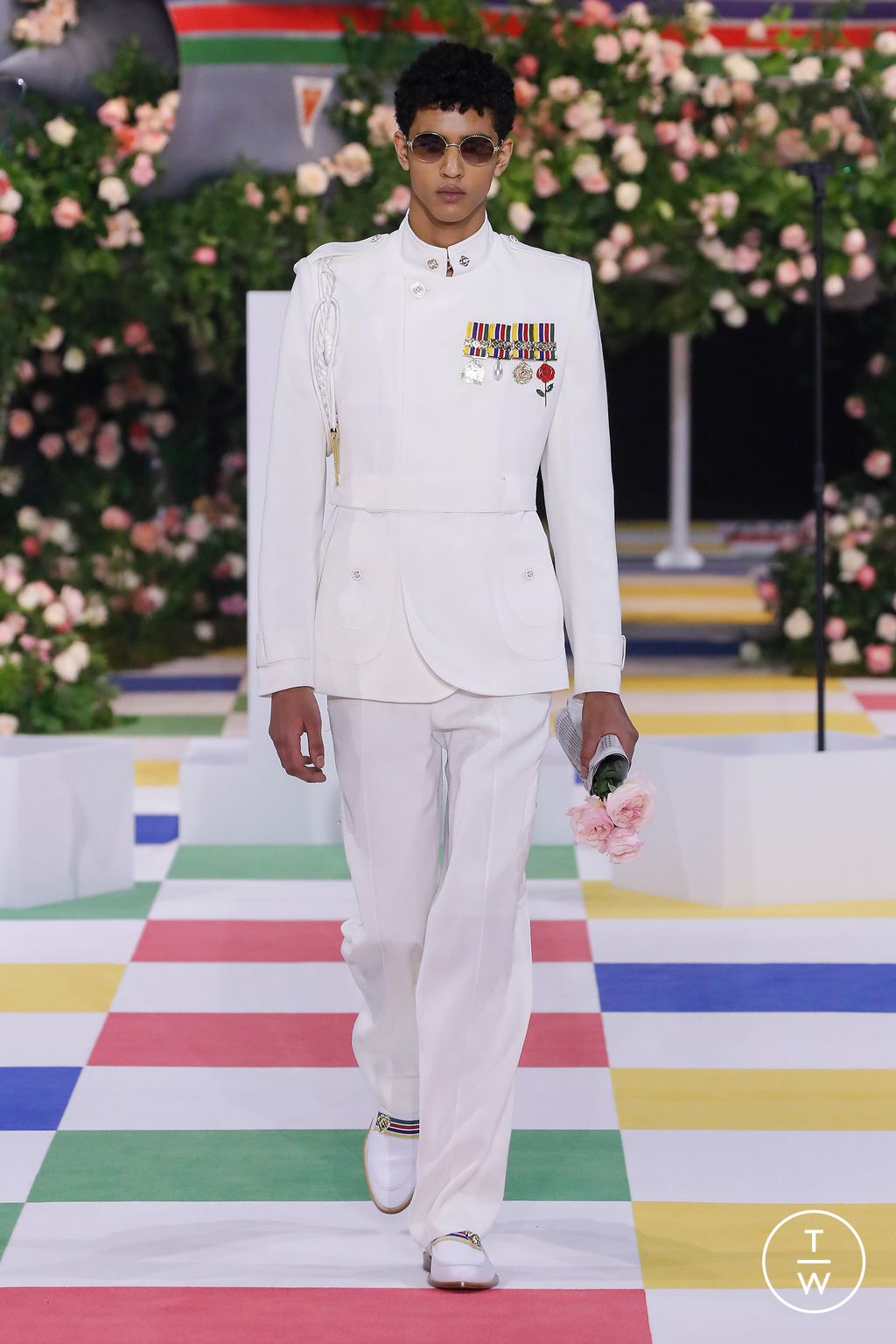 Fashion Week Paris Fall/Winter 2023 look 8 from the Casablanca collection menswear
