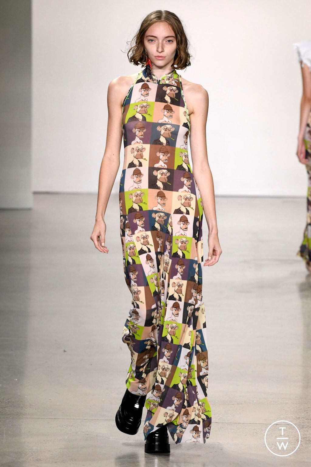 Fashion Week New York Spring/Summer 2023 look 43 from the Vivienne Tam collection womenswear