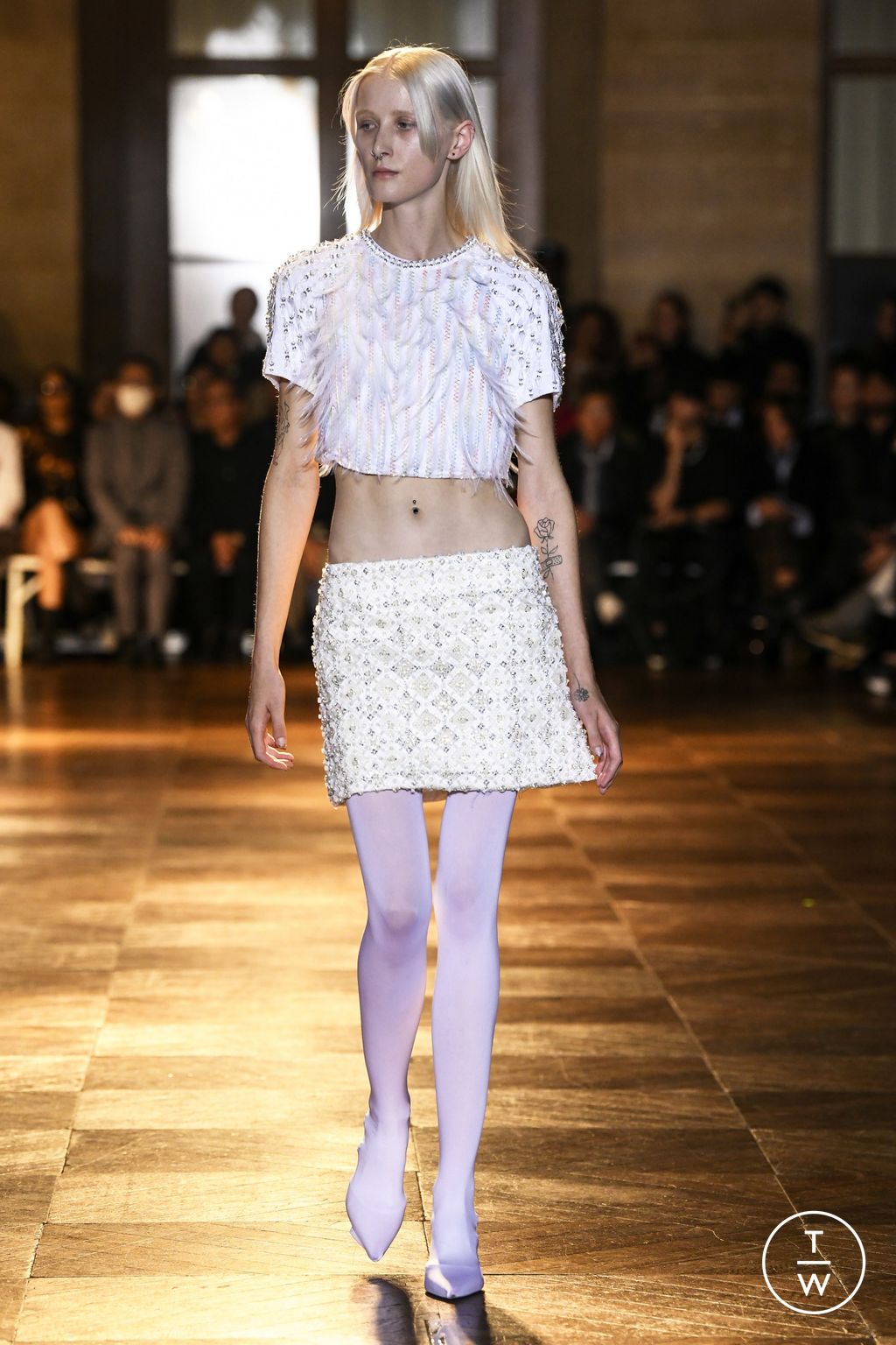 Fashion Week Paris Spring/Summer 2023 look 23 from the Koché collection womenswear