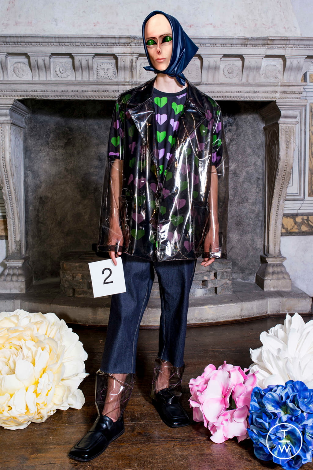 Fashion Week Milan Spring/Summer 2022 look 11 from the Dalpaos collection 男装