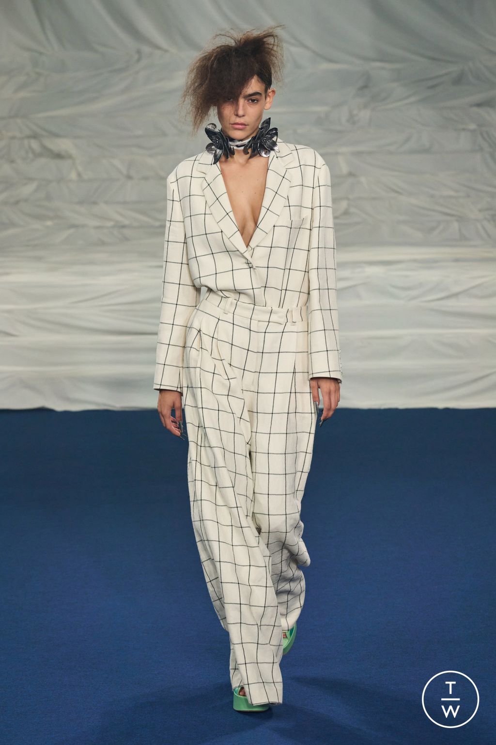 Fashion Week Paris Spring/Summer 2023 look 8 from the Rochas collection womenswear