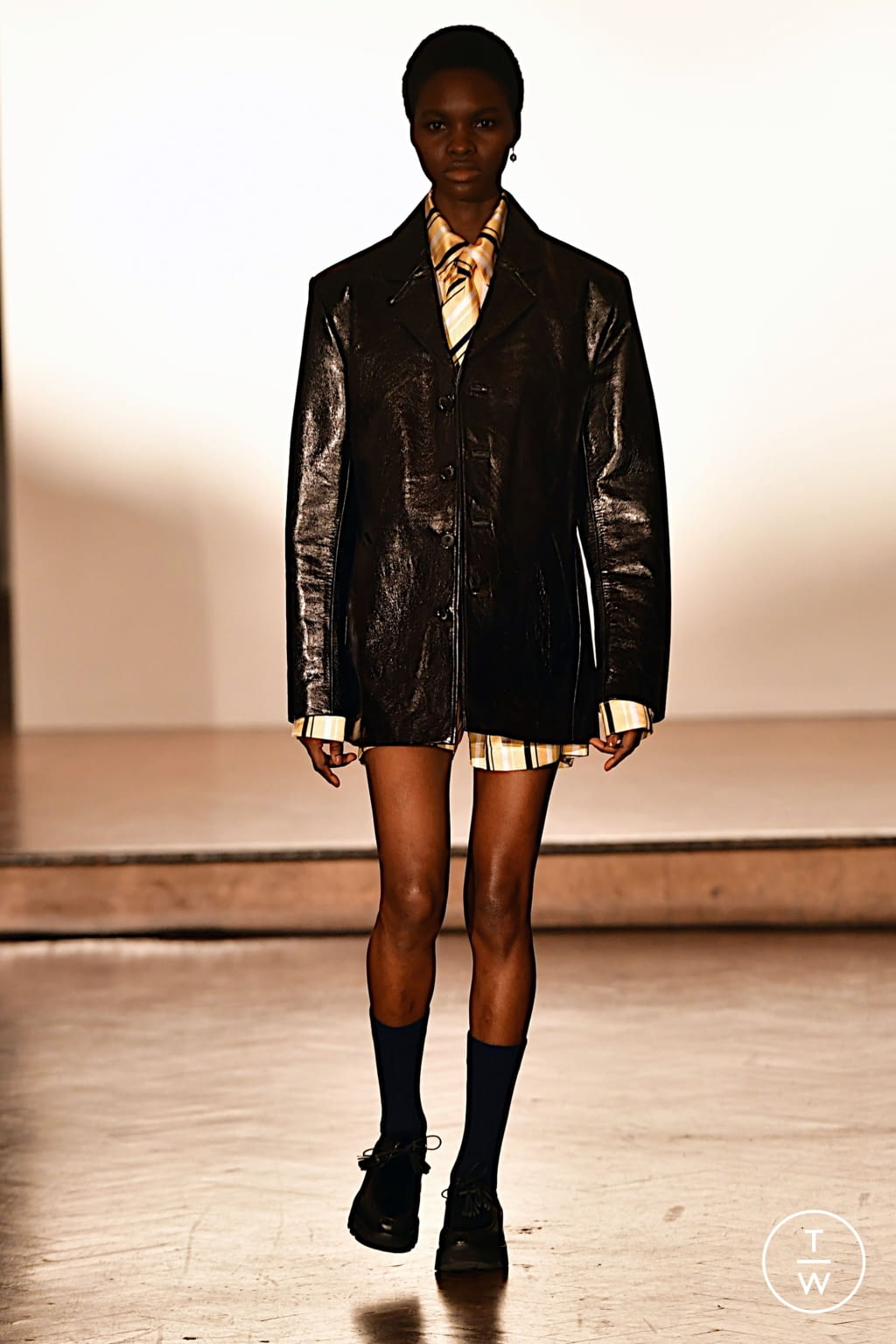 Fashion Week London Fall/Winter 2022 look 7 de la collection Daniel W Fletcher womenswear