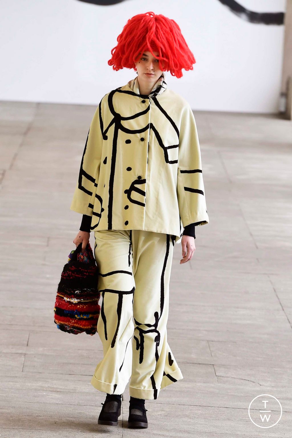Fashion Week Milan Fall/Winter 2023 look 13 from the Daniela Gregis collection womenswear