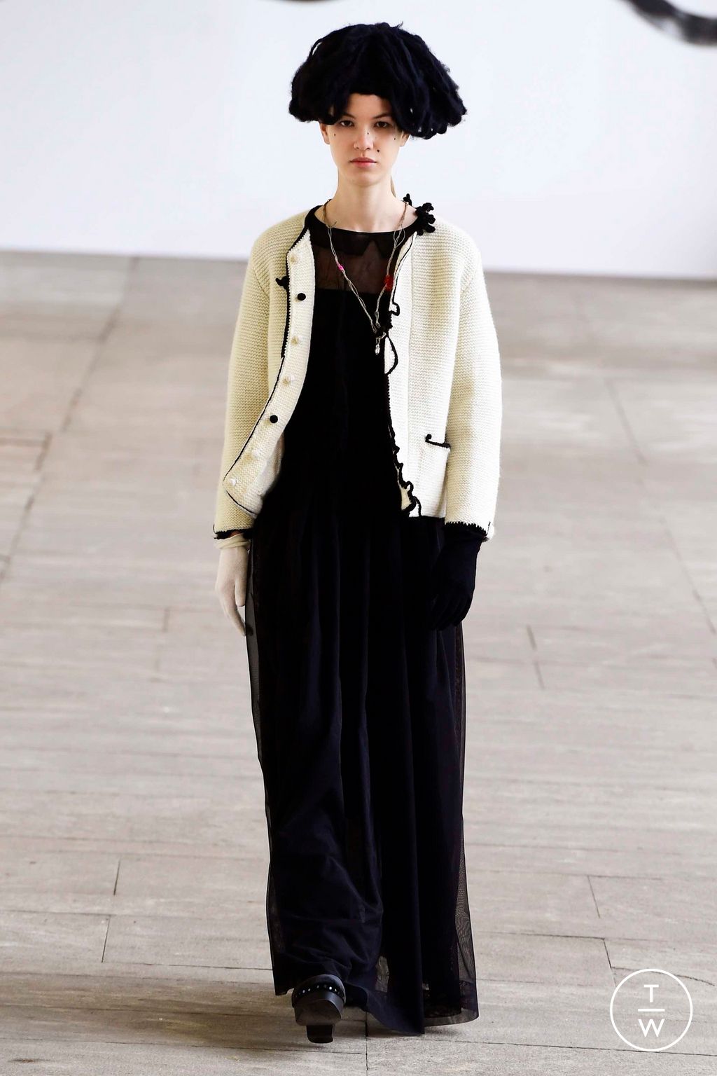 Fashion Week Milan Fall/Winter 2023 look 17 from the Daniela Gregis collection womenswear