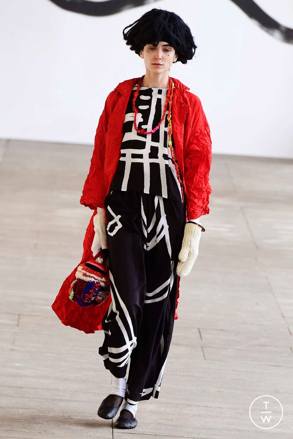 Fashion Week Milan Fall/Winter 2023 look 28 from the Daniela Gregis collection womenswear