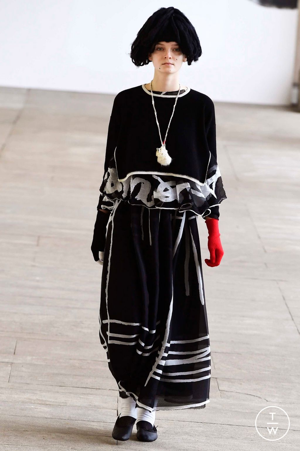 Fashion Week Milan Fall/Winter 2023 look 29 from the Daniela Gregis collection womenswear