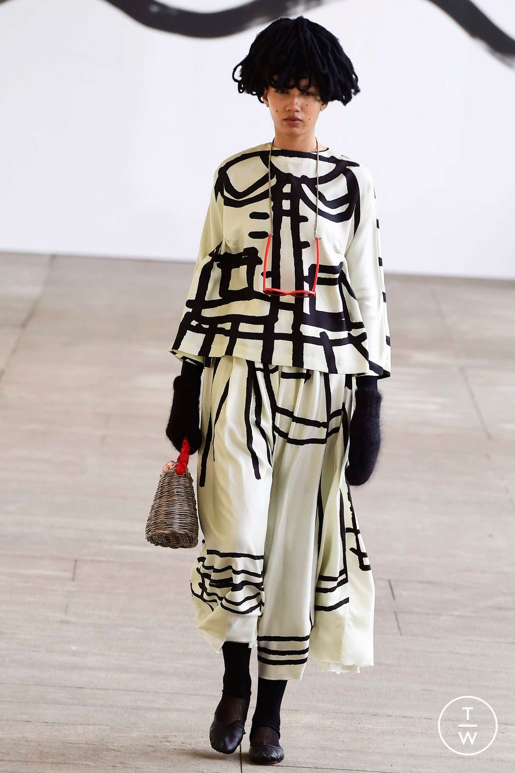 Fashion Week Milan Fall/Winter 2023 look 34 from the Daniela Gregis collection womenswear