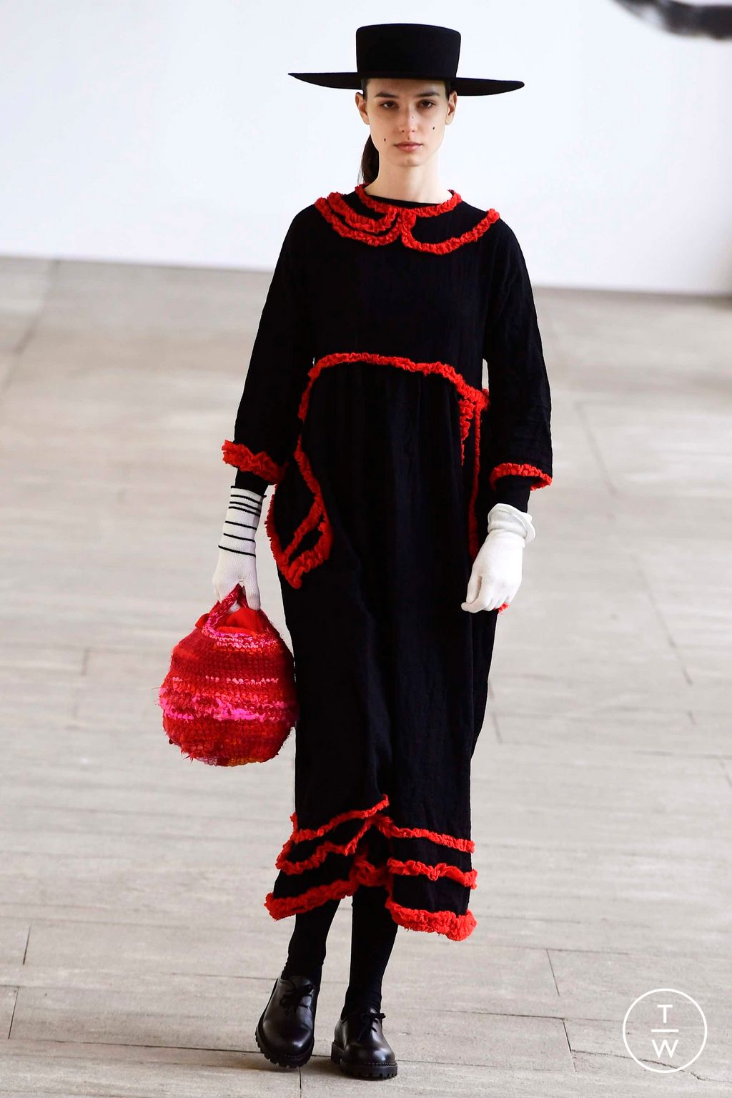 Fashion Week Milan Fall/Winter 2023 look 35 from the Daniela Gregis collection womenswear