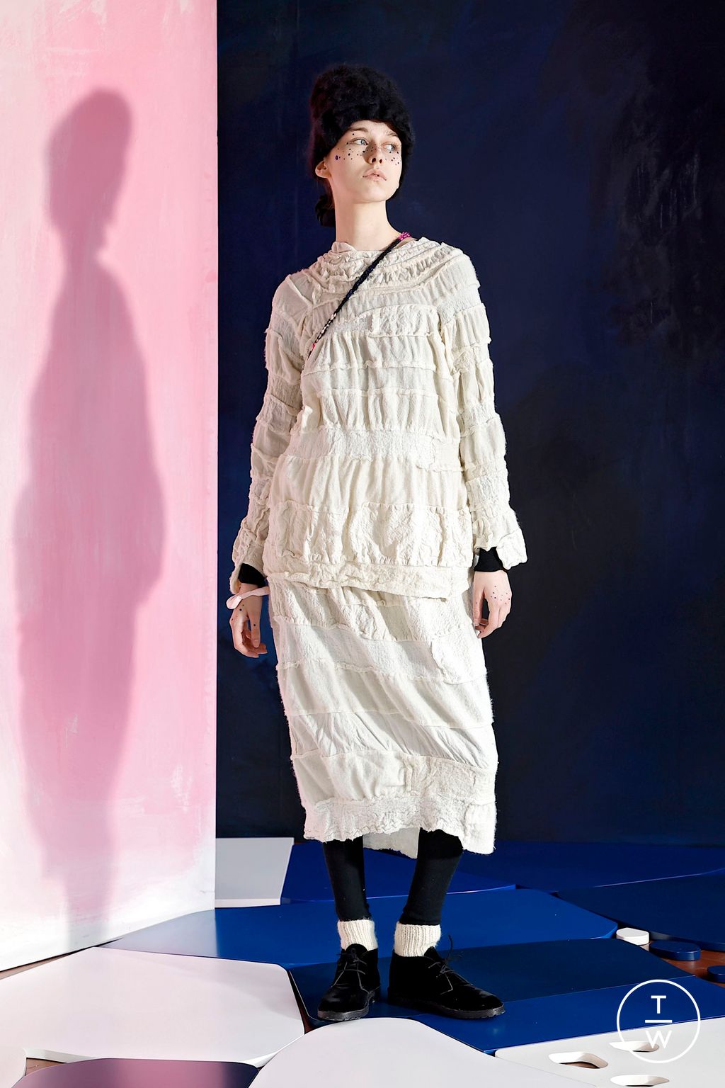 Fashion Week Milan Fall/Winter 2025 look 1 from the Daniela Gregis collection 女装