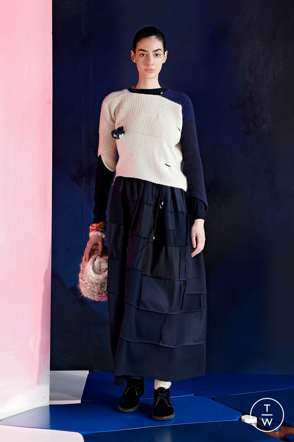 Fashion Week Milan Fall/Winter 2025 look 13 from the Daniela Gregis collection 女装