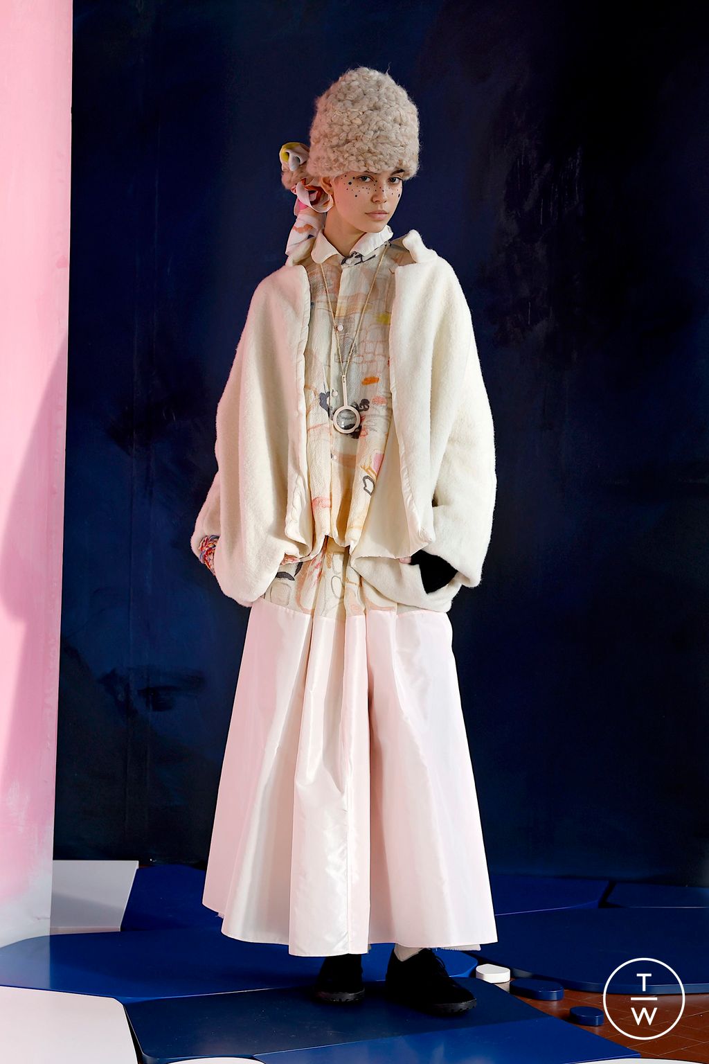 Fashion Week Milan Fall/Winter 2025 look 17 from the Daniela Gregis collection womenswear