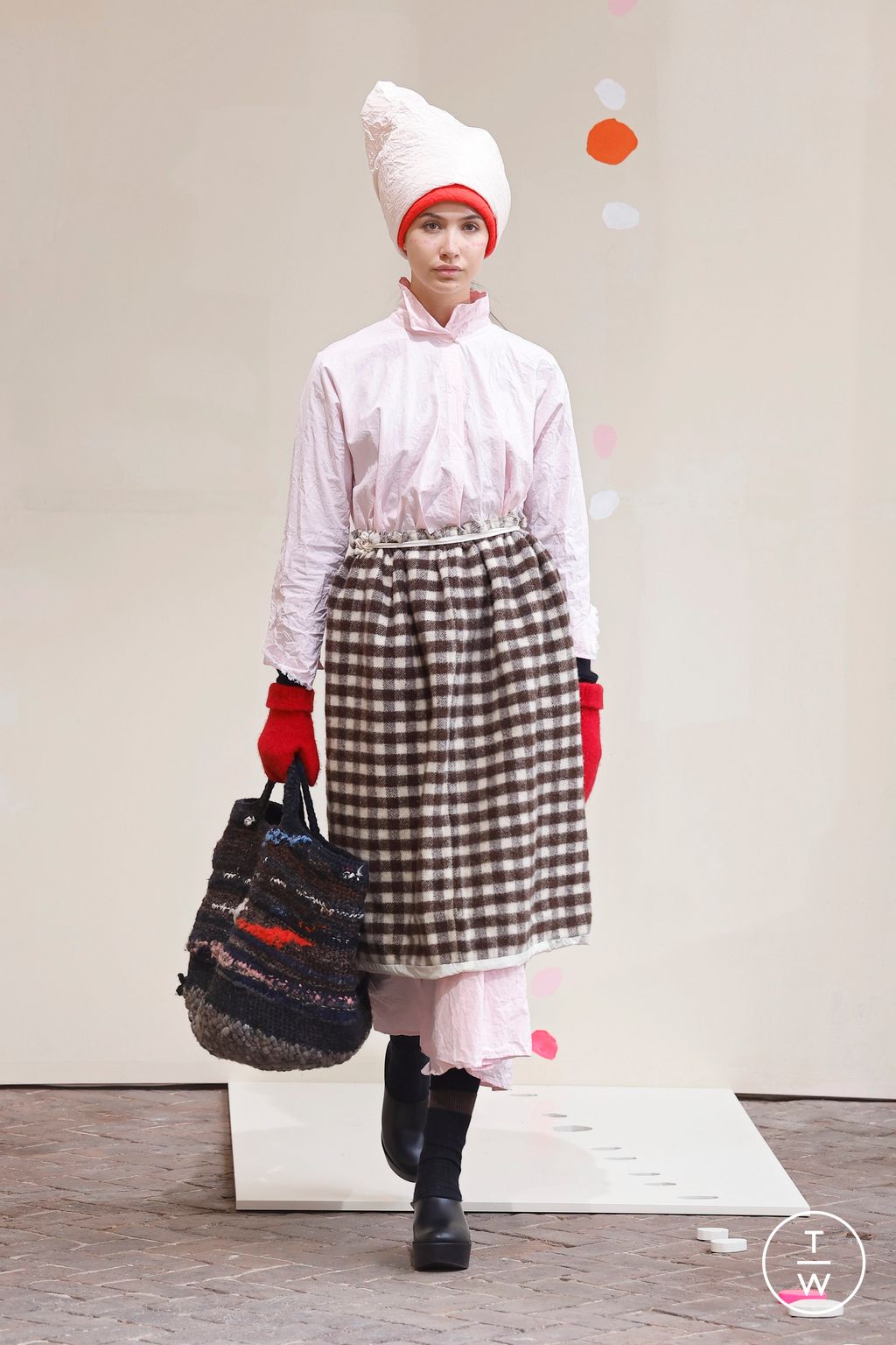 Fashion Week Milan Fall/Winter 2026 look 4 from the Daniela Gregis collection womenswear