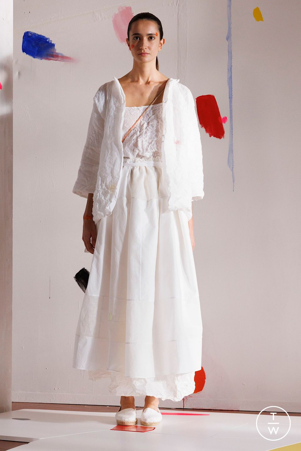 Fashion Week Milan Spring/Summer 2025 look 4 de la collection Daniela Gregis womenswear