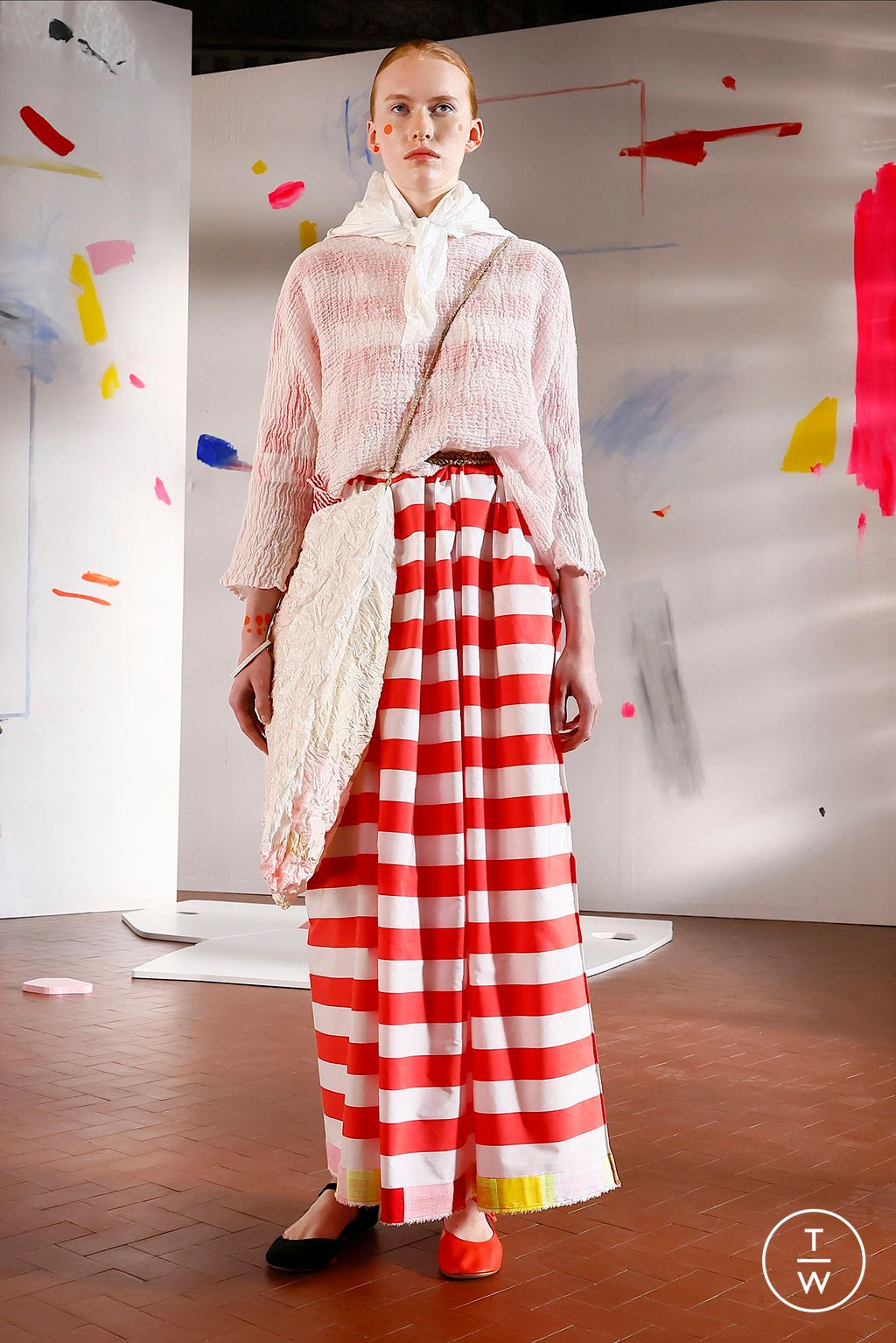 Fashion Week Milan Spring/Summer 2025 look 14 from the Daniela Gregis collection womenswear