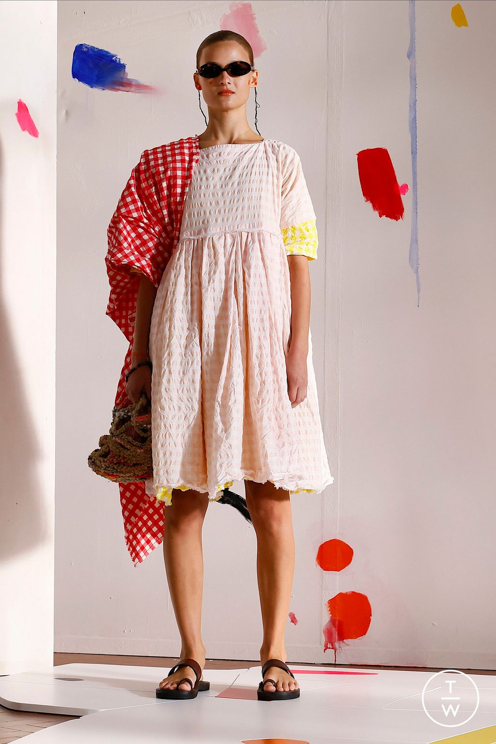 Fashion Week Milan Spring-Summer 2025 look 20 from the Daniela Gregis collection womenswear