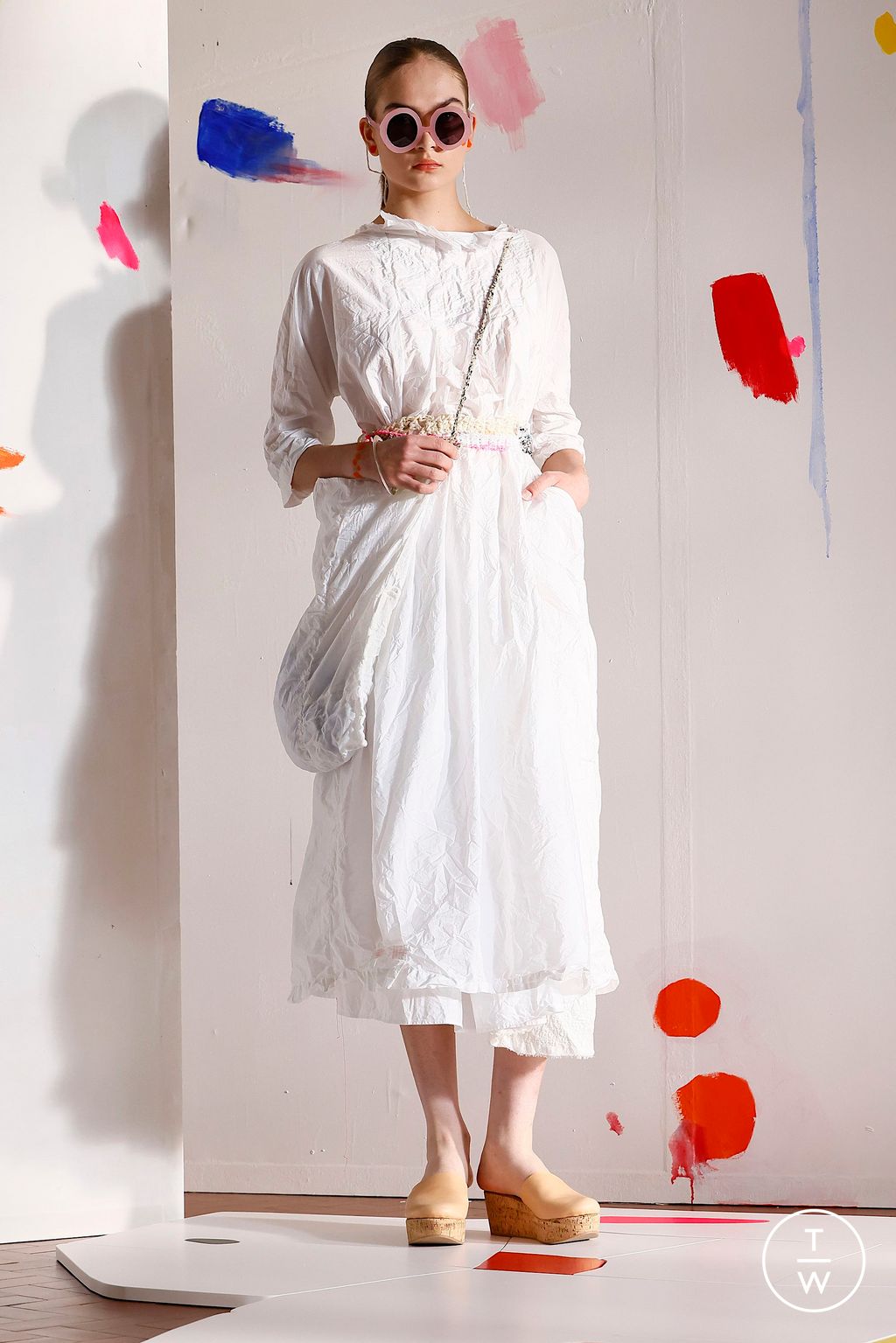 Fashion Week Milan Spring-Summer 2025 look 23 from the Daniela Gregis collection womenswear