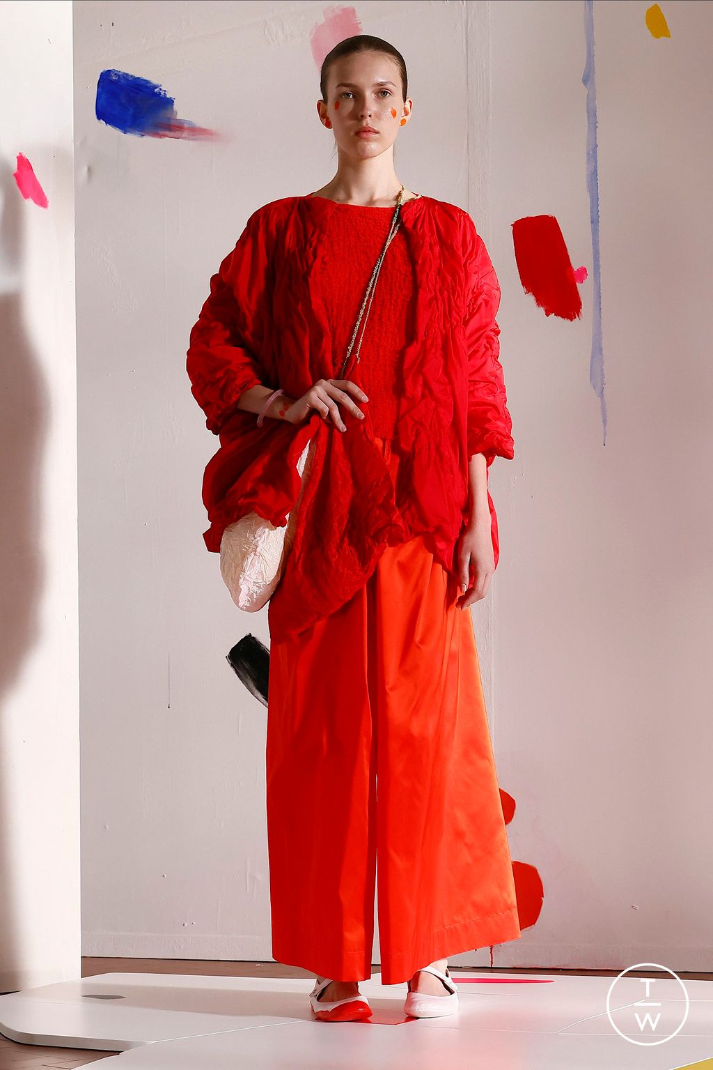 Fashion Week Milan Spring-Summer 2025 look 35 from the Daniela Gregis collection womenswear
