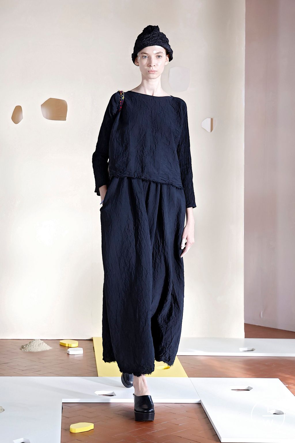 Fashion Week Milan Spring/Summer 2026 look 1 de la collection Daniela Gregis womenswear