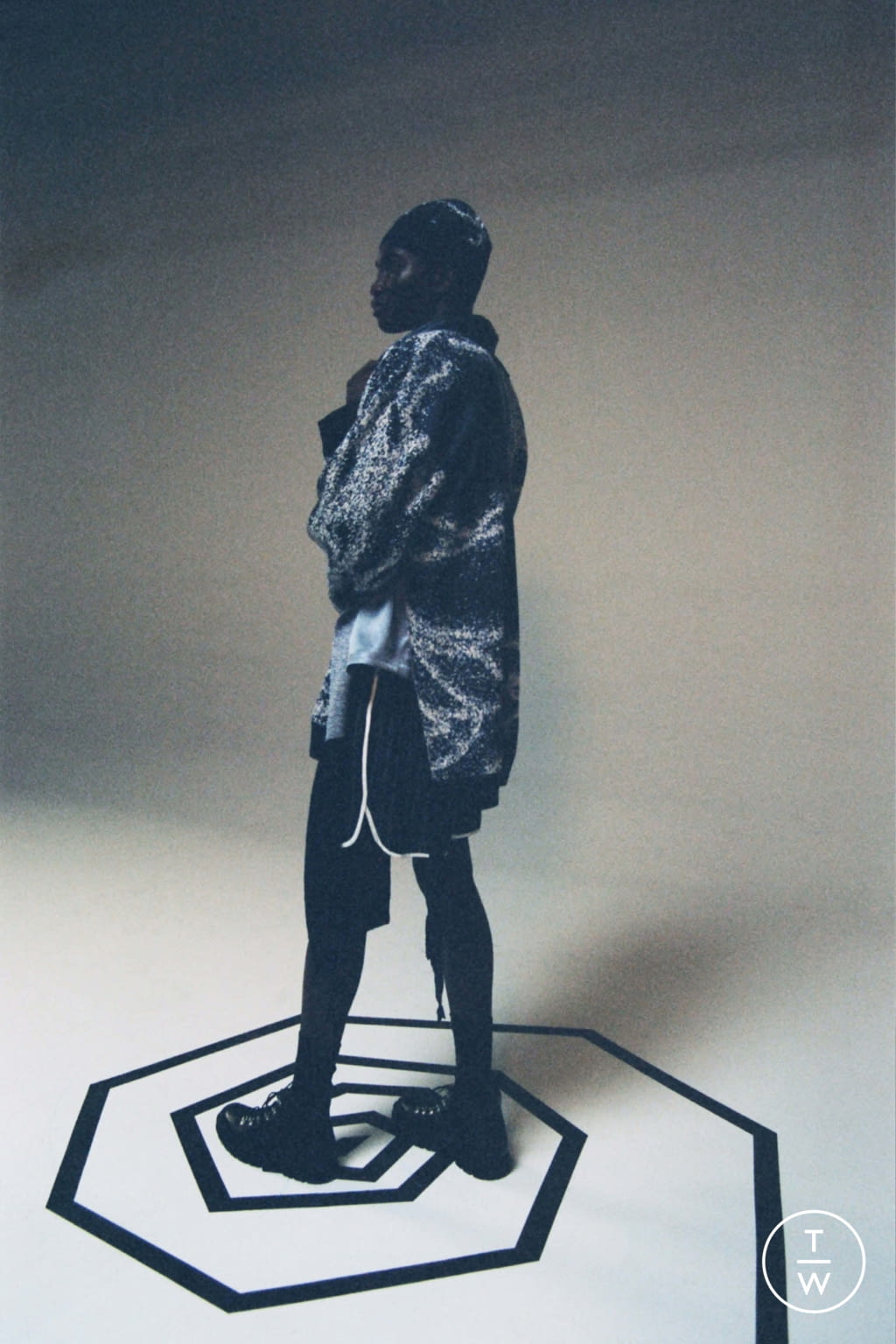 Fashion Week London Fall/Winter 2021 look 19 de la collection Danshan menswear