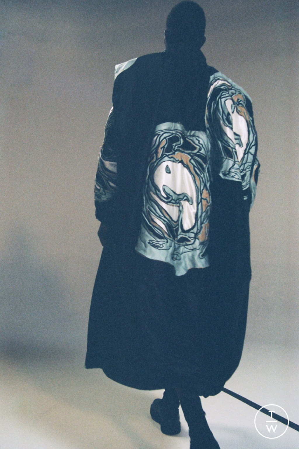 Fashion Week London Fall/Winter 2021 look 28 from the Danshan collection menswear