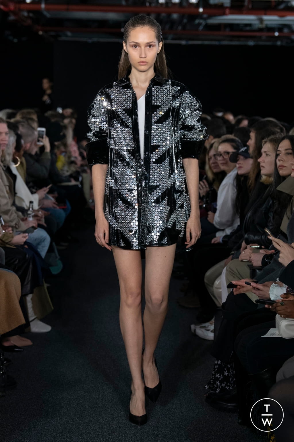 Fashion Week London Fall/Winter 2020 look 30 from the David Koma collection womenswear
