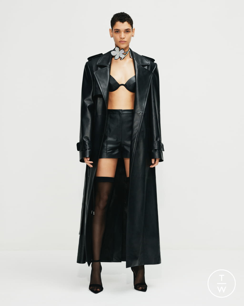 Fashion Week London Resort 2022 look 32 from the David Koma collection 女装