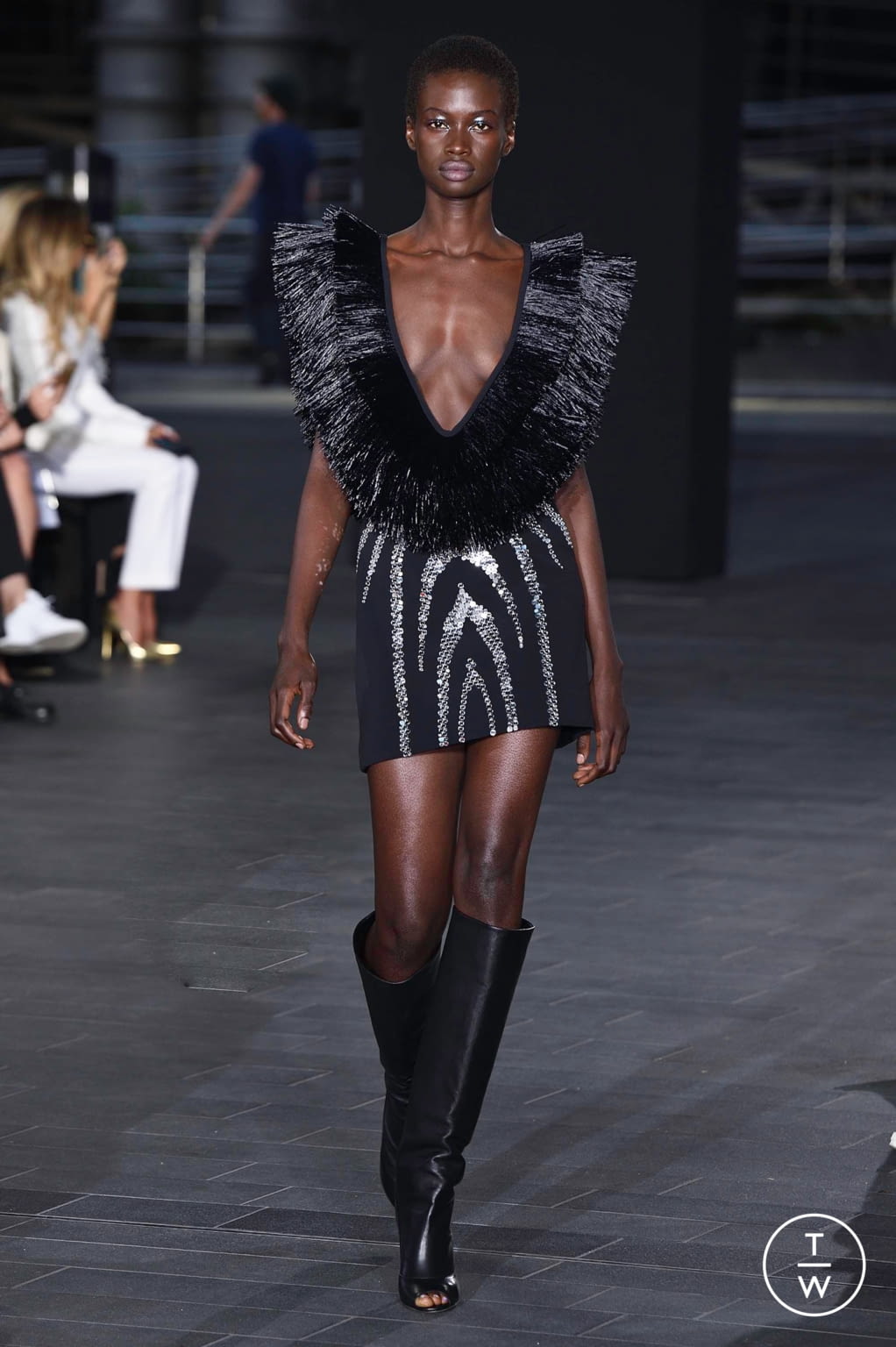 Fashion Week London Spring/Summer 2020 look 38 from the David Koma collection womenswear